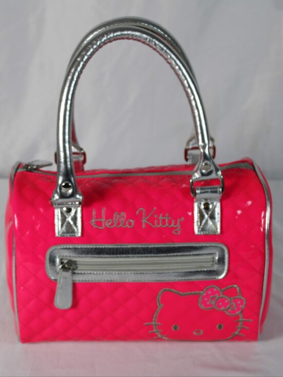 Sanrio Loungefly Handbags - Loungefly Sanrio Barrel Bag – OG Heart Logo – 2013 – Patent PVC – NWOT – Rare